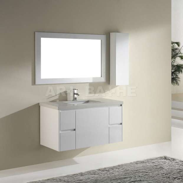42 "High Gloss White Bathroom Vanity